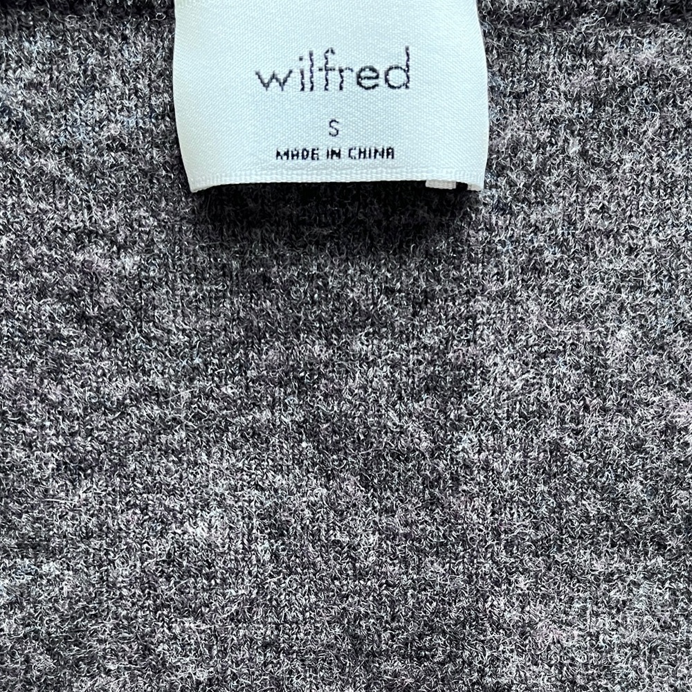 Aritzia Wilfred Greer Minimalist Brown Cropped Sweater Size S - Picture 10 of 13